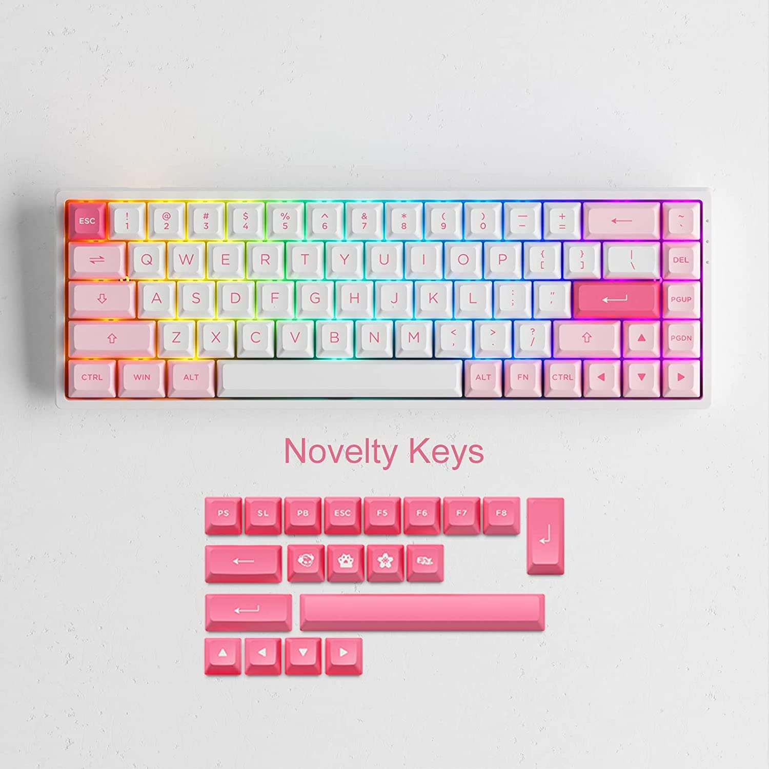 Akko 3068B Plus RGB Mechanical Gaming Keyboard, Multi Modes (BT5.0